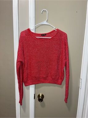 wild fable Coral Red Crewneck Knit Sweater